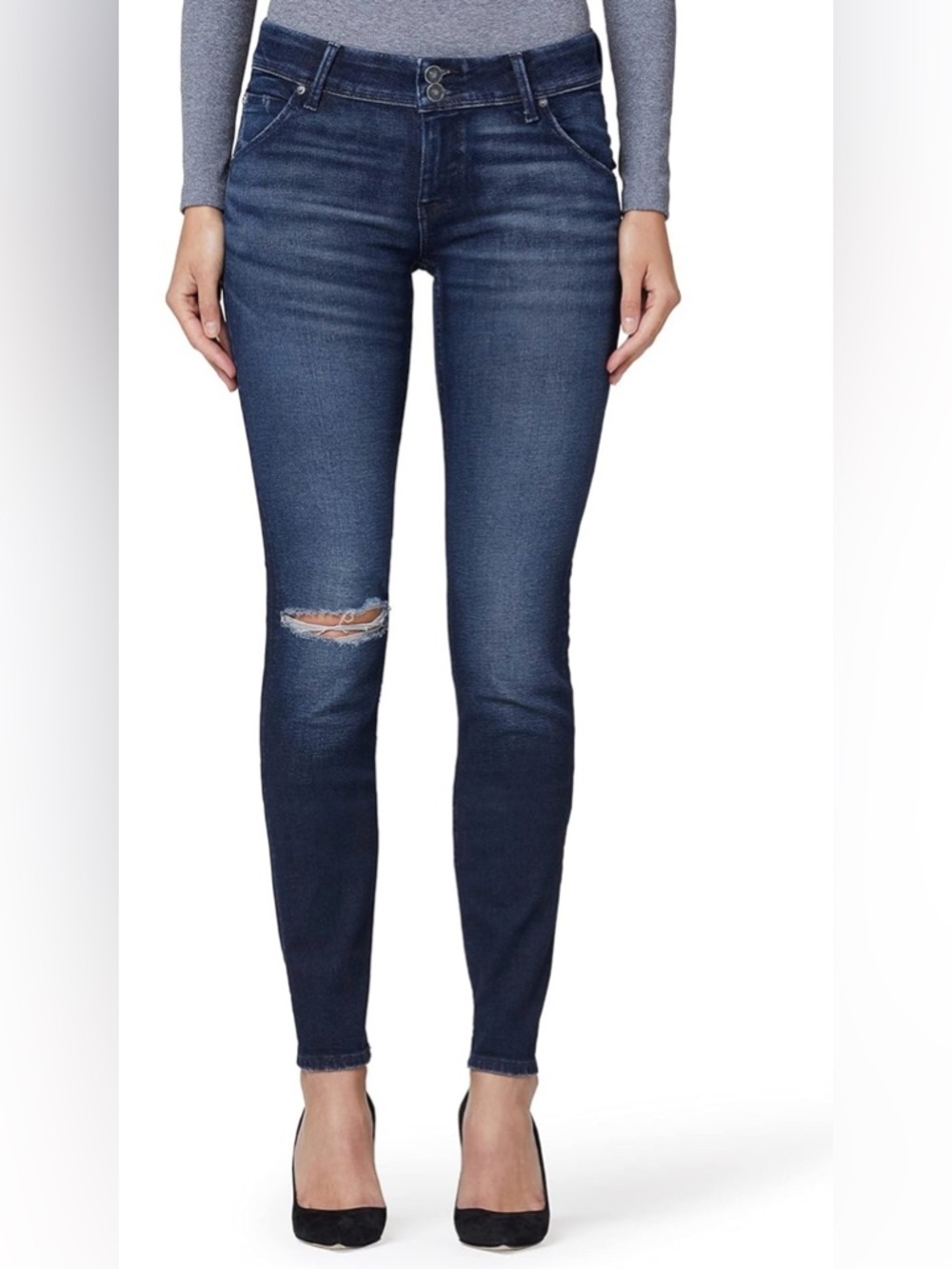 HUDSON JEANS Collin Mid-Rise Skinny Jean
